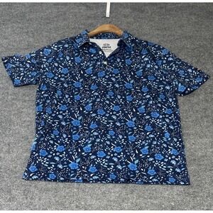 Kaipar Men's Limited Edition 2.0 Flower Power Golf Polo Shirt Size Large